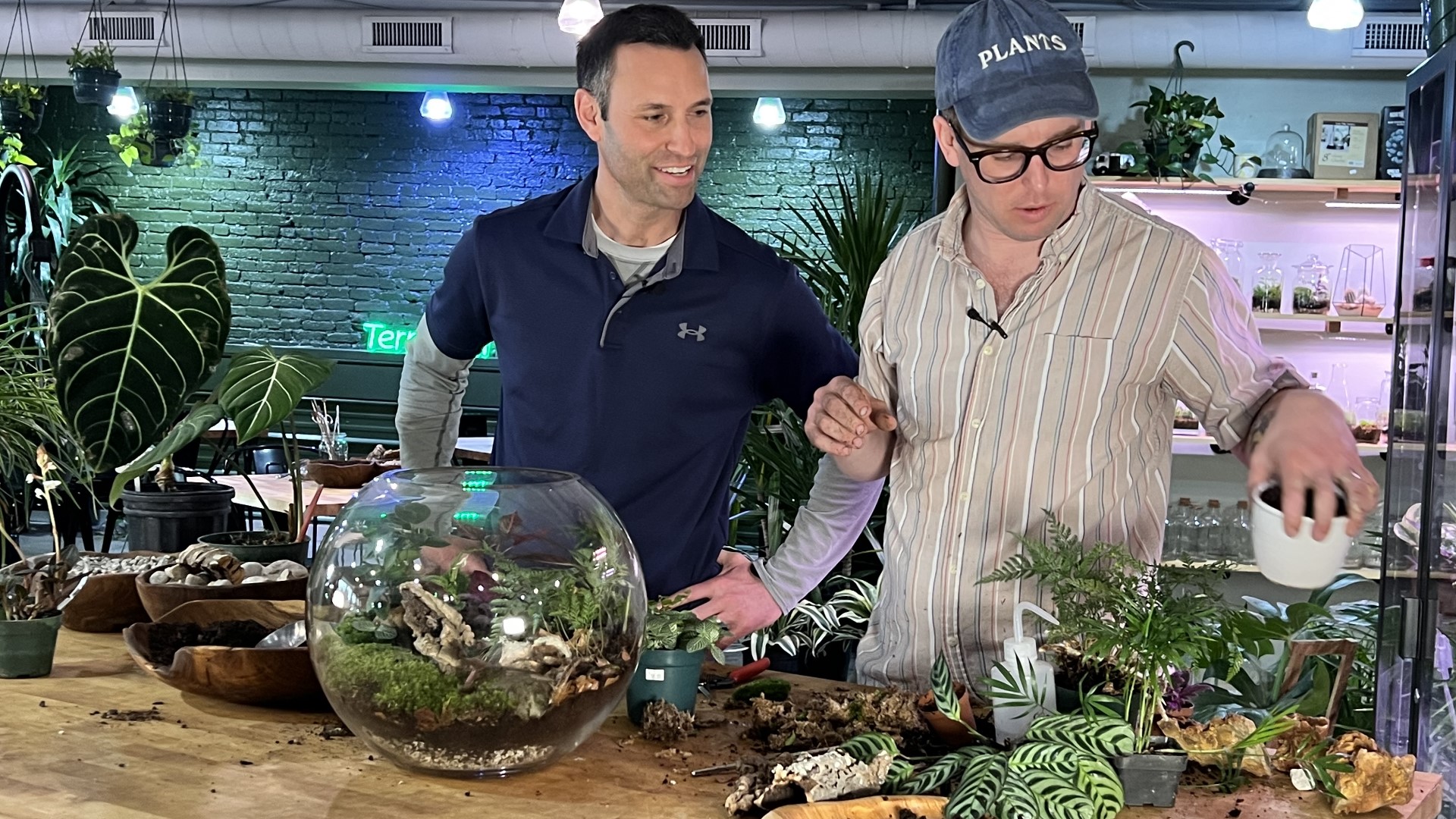 Creating a terrarium is a fun way to create a beautiful garden on a miniature scale. Gardening with Gutner learns how from Terrarium Portland.