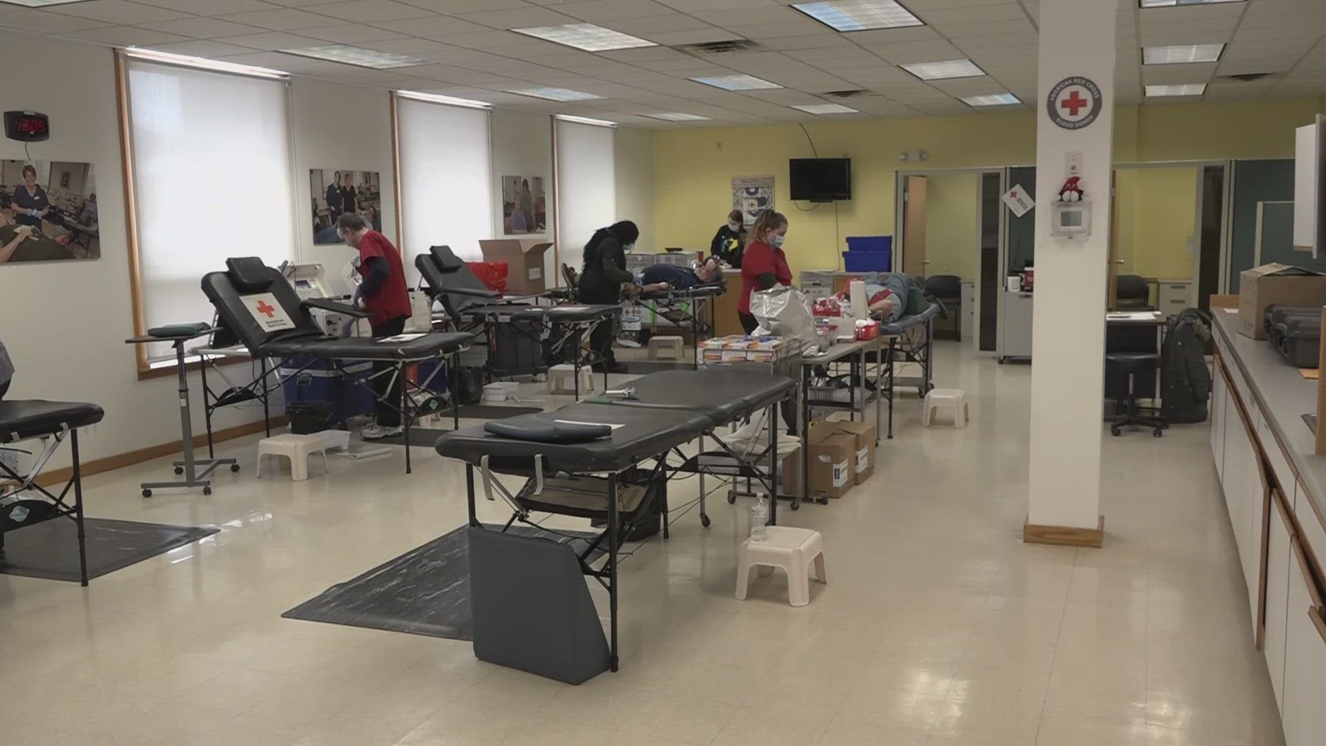 Someone in the U.S. needs blood every 2 seconds, according to the American Red Cross. That's why we partnered with them to host blood drives across the state.