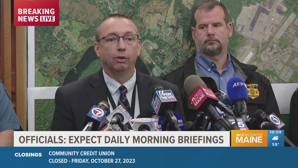 Maine Department of Public Safety commits to daily briefings during ongoing manhunt