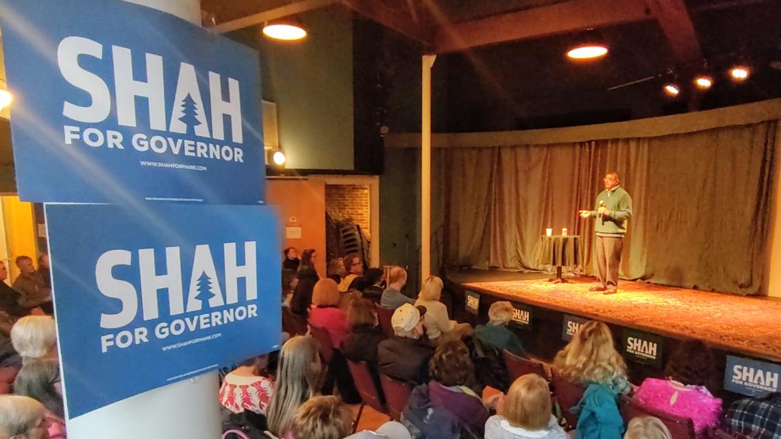 Nirav Shah holds his first town hall in Maine governor's race