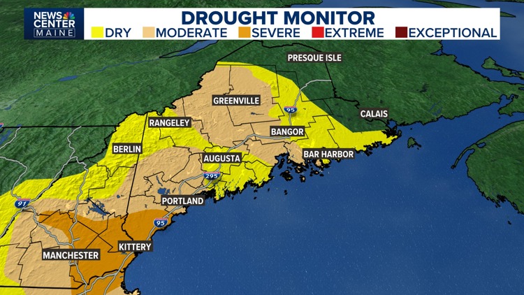 Drought conditions linger in Maine despite recent rainfall ...