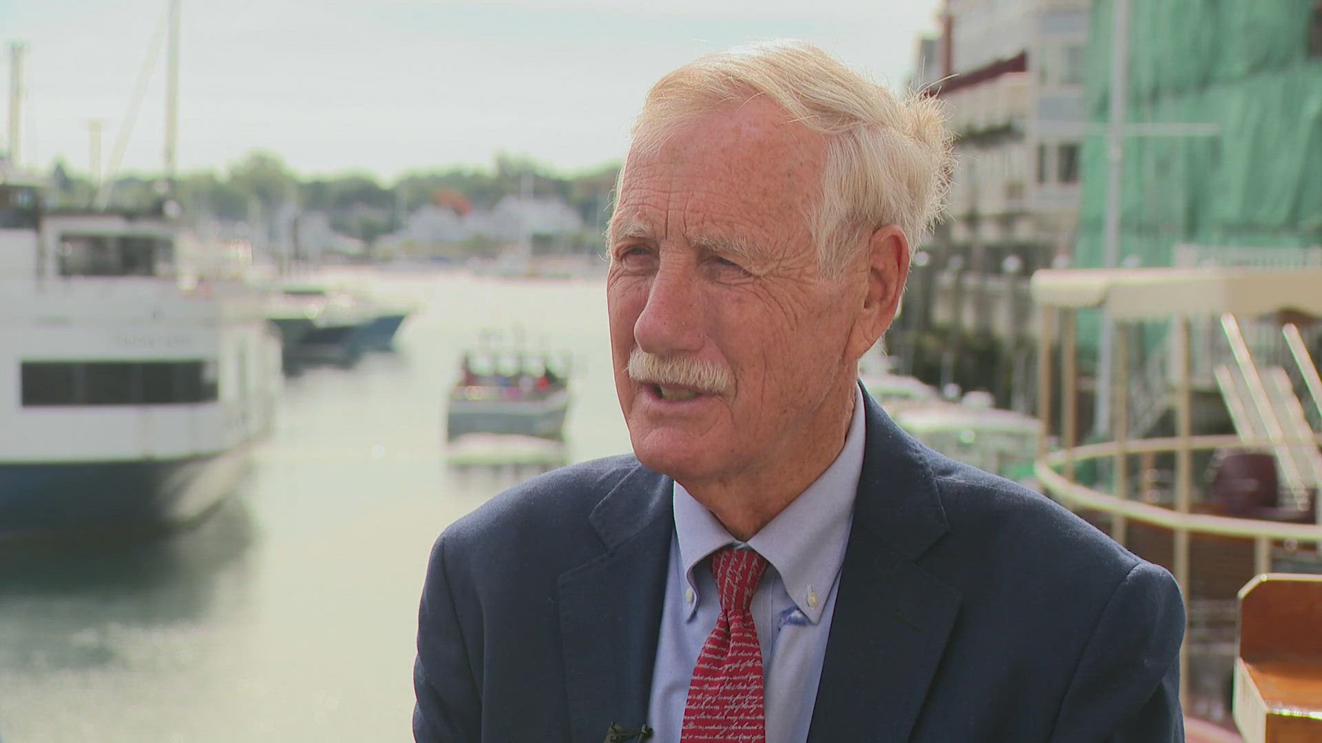 In his first sit-down interview of the campaign, Sen. Angus King shared his Maine AFL-CIO endorsement and discussed the state of the race.