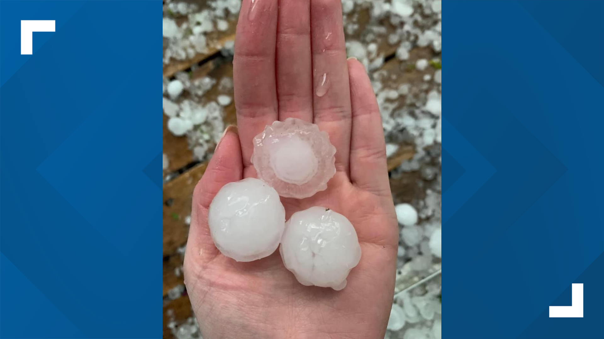 Damaging hail the size of golf balls strikes Maine towns ...