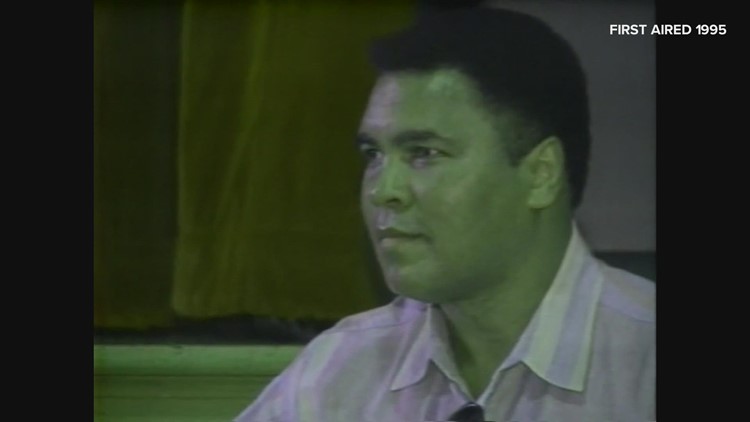 Muhammad Ali visited Lewiston in the 90s, and Pat Callaghan was there