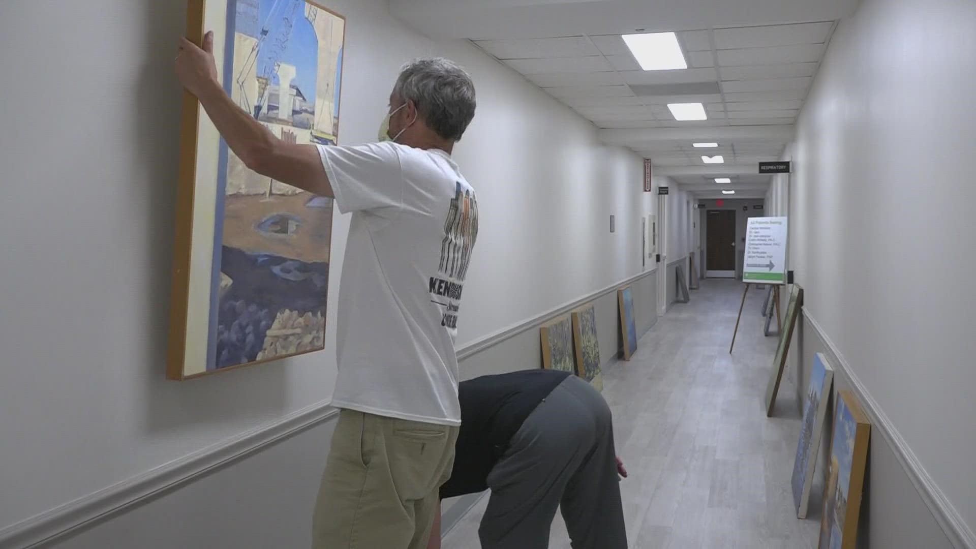 New St. Joseph Hospital Installation Features Local Artist |  Newscentermaine.com
