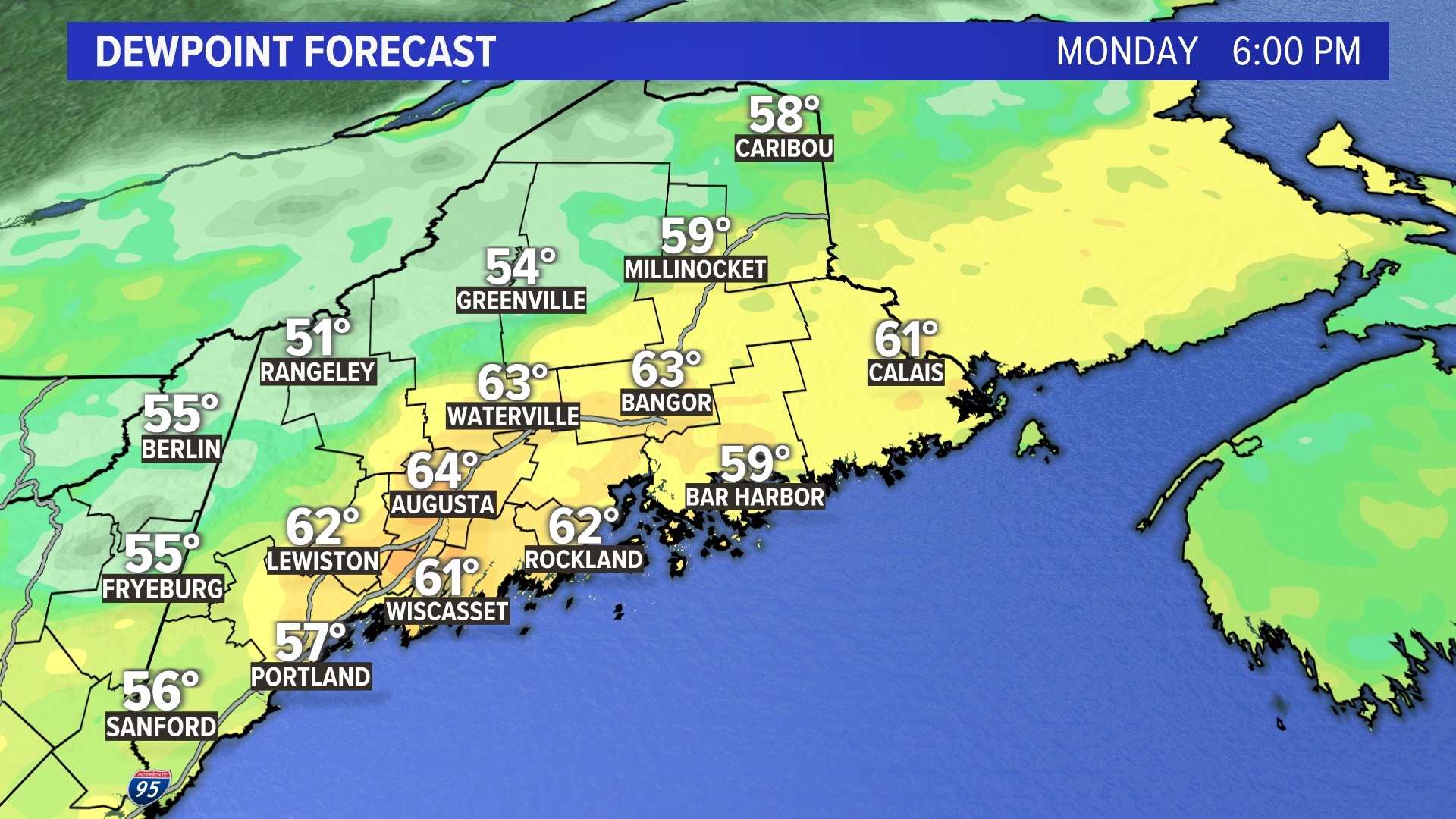 Maine to see thunderstorms Monday afternoon