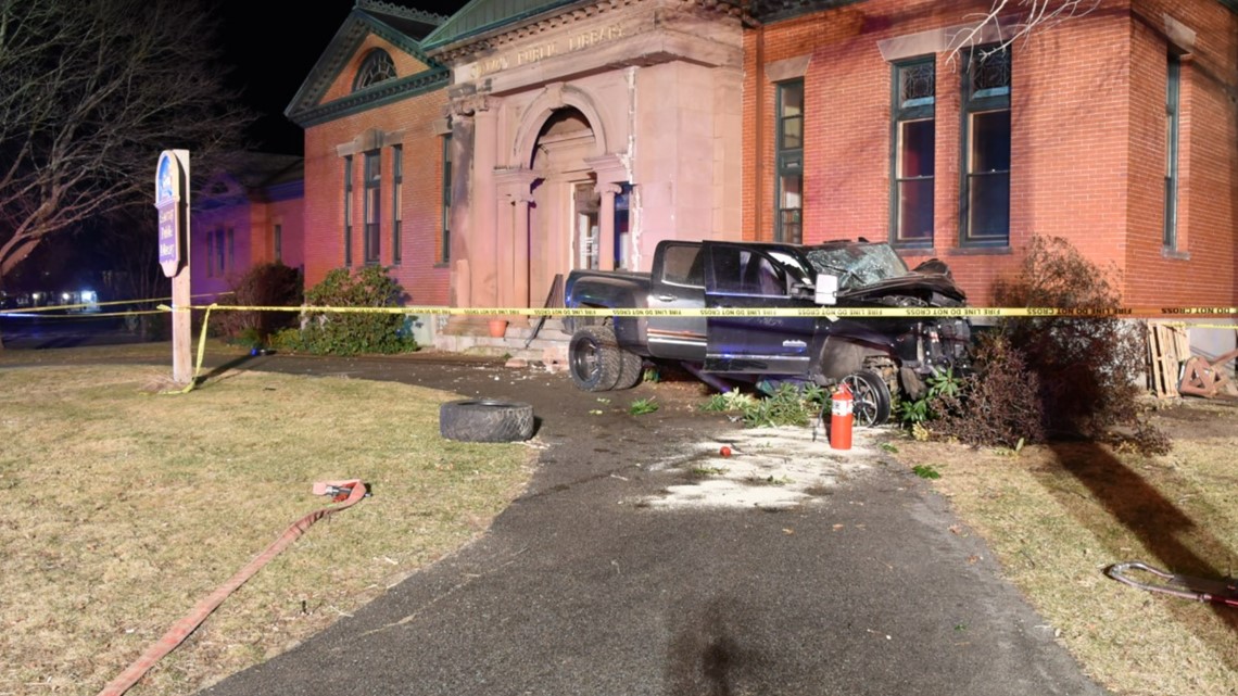 Library Accident Woman dies after vehicle crashes into New Hampshire library ...