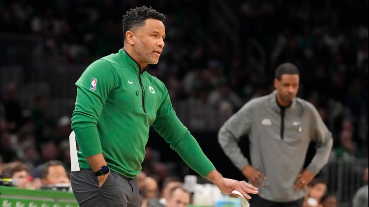 Celtics interim coach Mazzulla misses game with eye problem