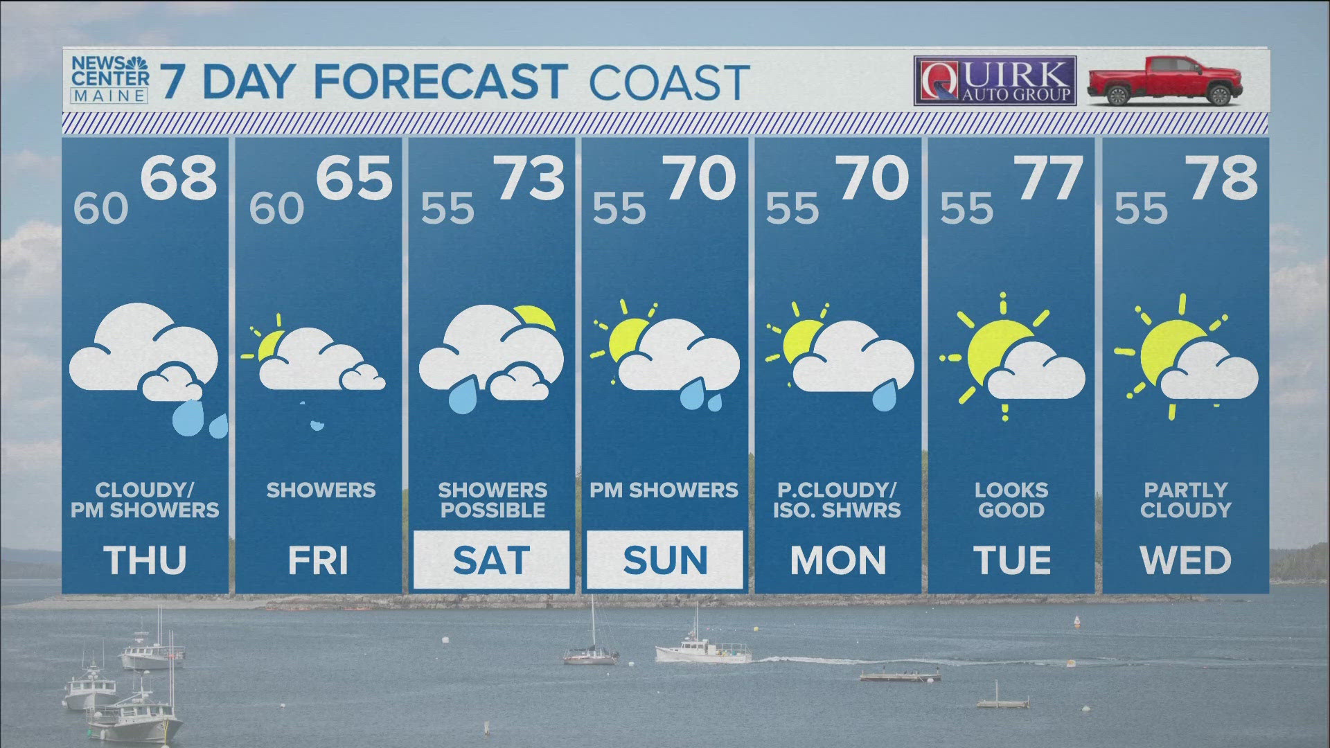 NEWS CENTER Maine Weather Video Forecast Updated 4pm Wednesday, June 5th.