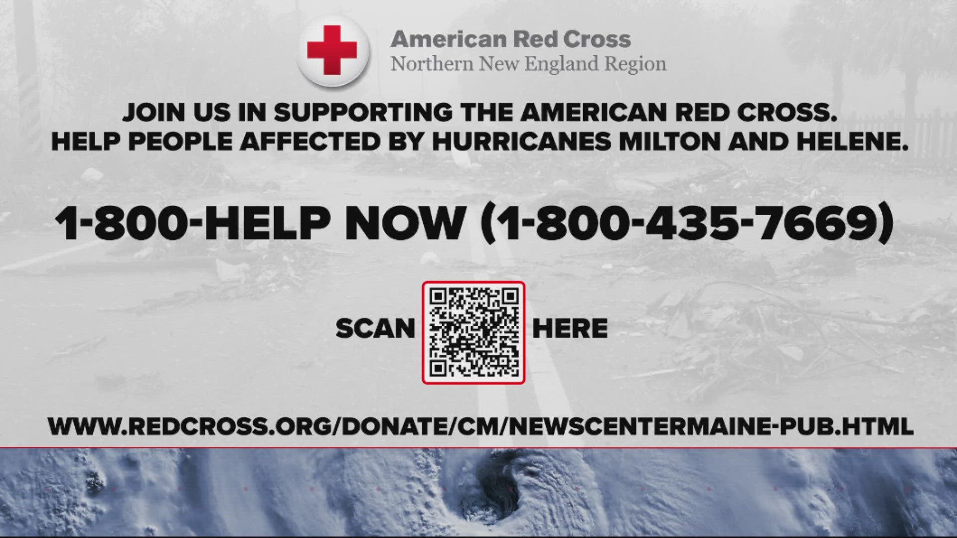 NEWS CENTER Maine is partnering with the American Red Cross to collect donations for those impacted by hurricanes Helene and Milton.