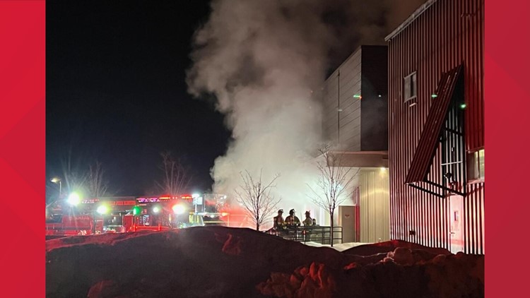 Crews respond to fire at Colby College biomass plant early Wednesday morning