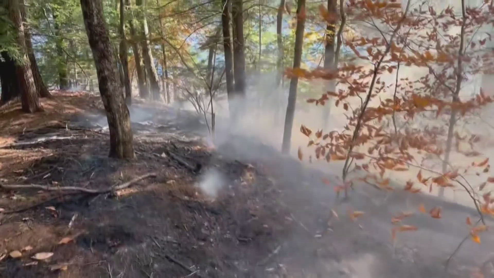 Buckfield crews spend three days putting out a forest fire, one of many according to the Maine Forest Service.