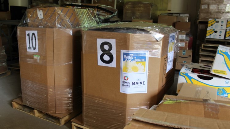 40,000 pounds of humanitarian aid sent to Ukraine through new From Maine to Ukraine initiative