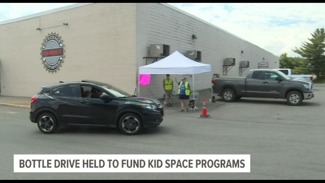 Bottle drive helps fund children's space programs