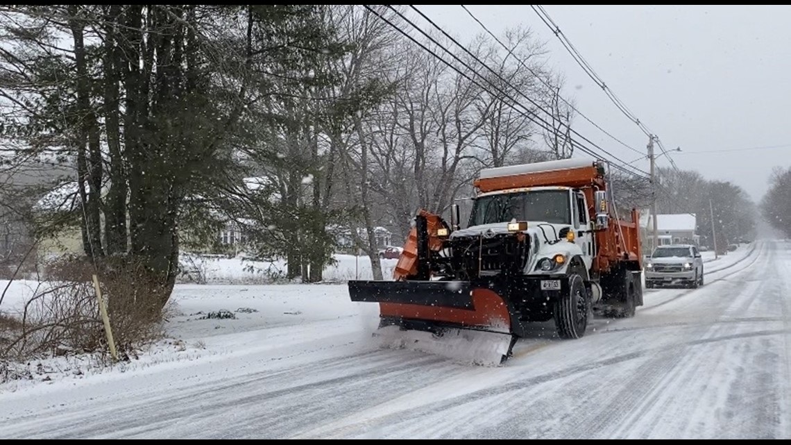 Maine public works crews are working around the clock