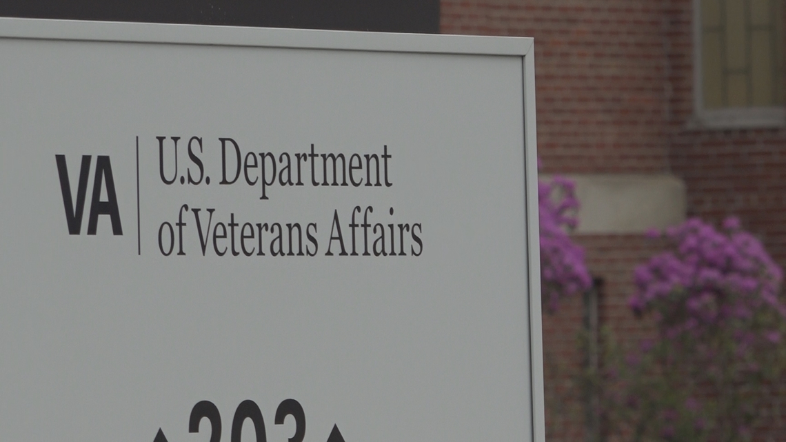 Main entrance to Togus VA Medical Center to temporarily close