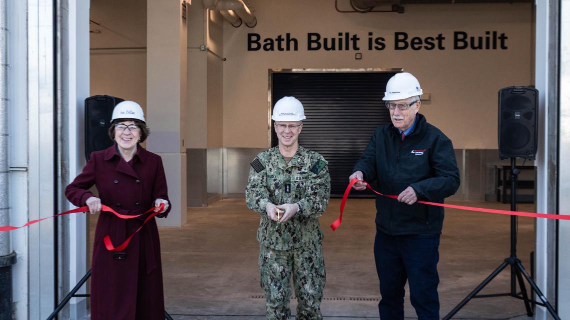 Maine Senators tag team for more Pentagon funding for Bath Iron Works ships