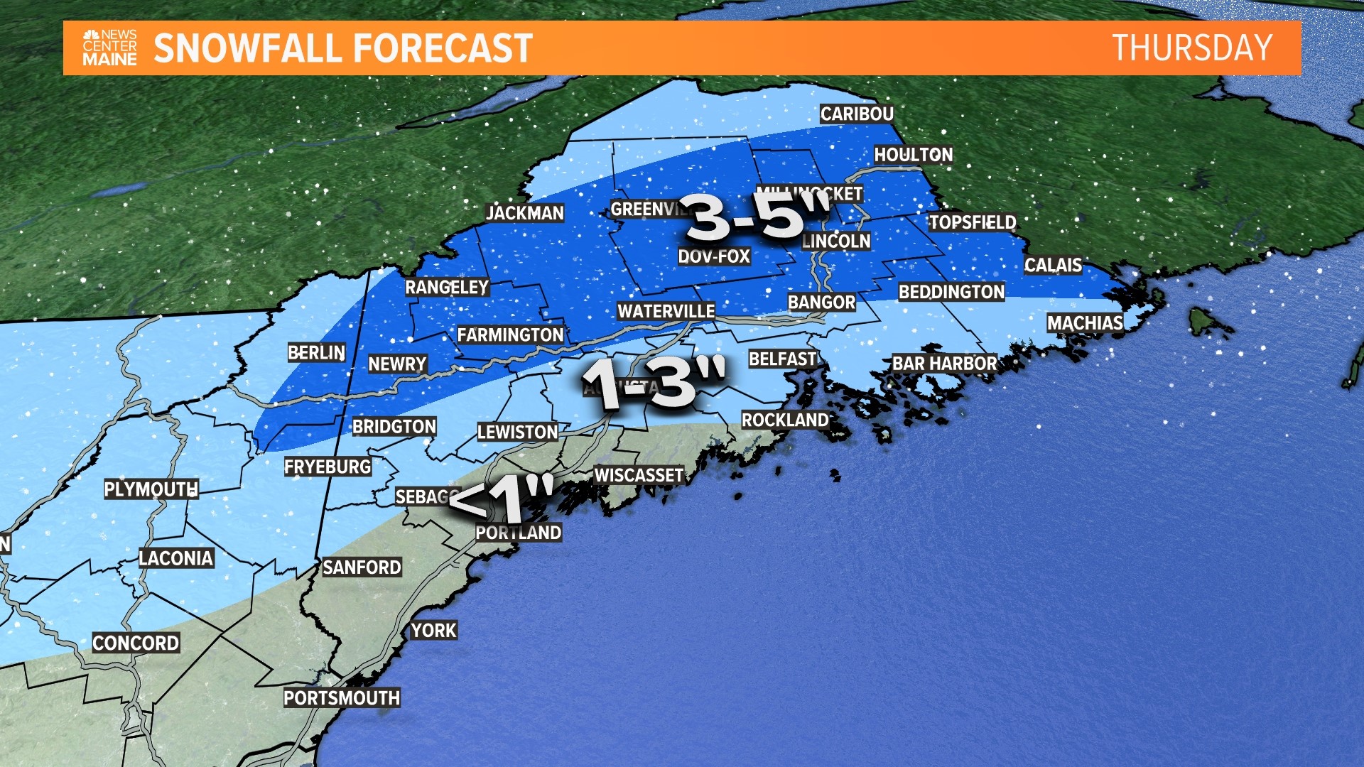Maine weather forecast: More snow expected Wednesday to Thursday ...