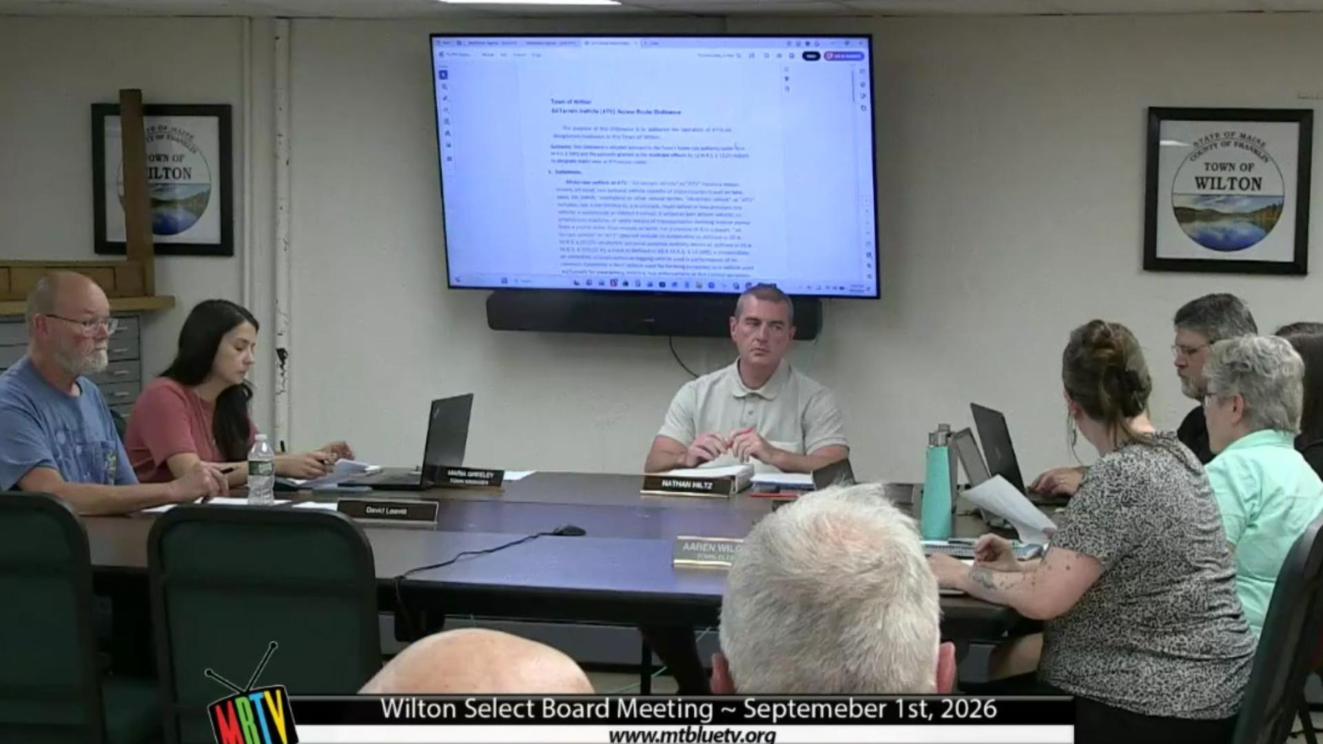Wilton officials consider ordinance to regulate all-terrain vehicles on public ways