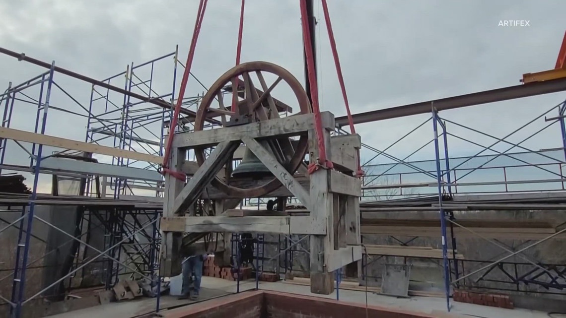 Historic Gardiner church restores Paul Revere bell