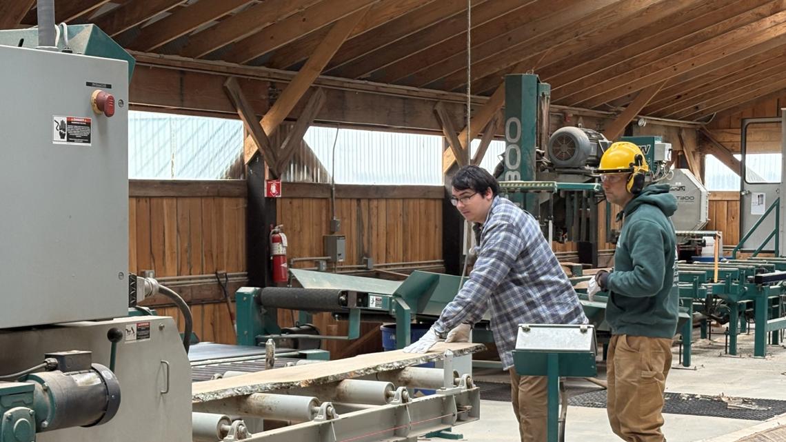 Maine's forest industry seeks young talent as retirement looms, students gain hands-on experience at UNH