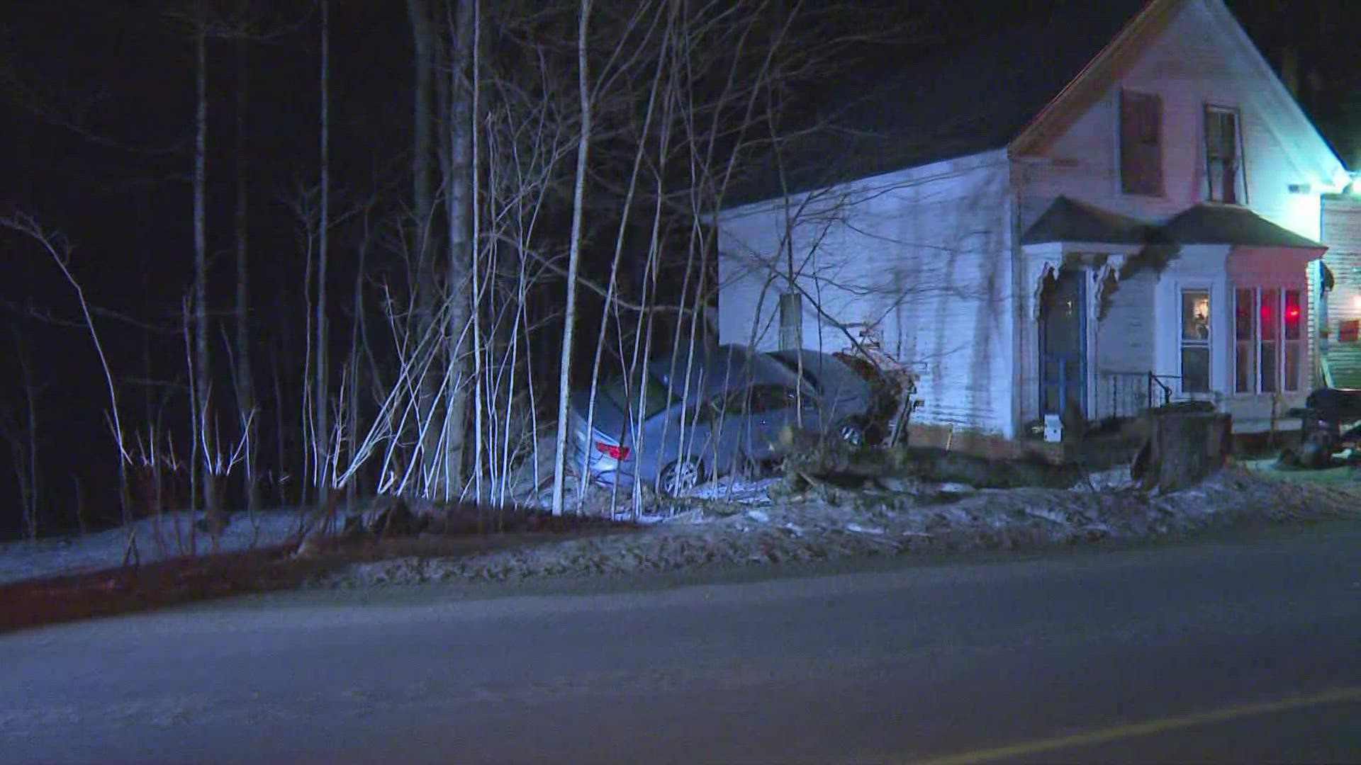 Car crashes into home in Dayton