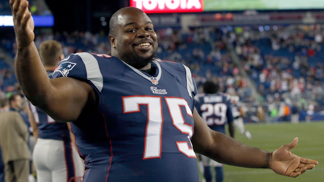 Watch: Vince Wilfork gets inducted into Patriots Hall of Fame