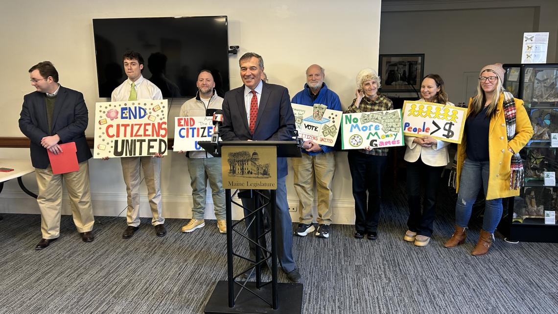 Maine Sen. Bennett, other lawmakers and Mainers call for an end to Citizens United