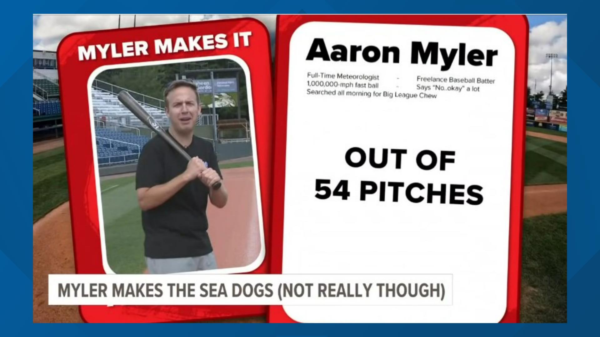 Aaron attempts to make the Portland Sea Dogs.