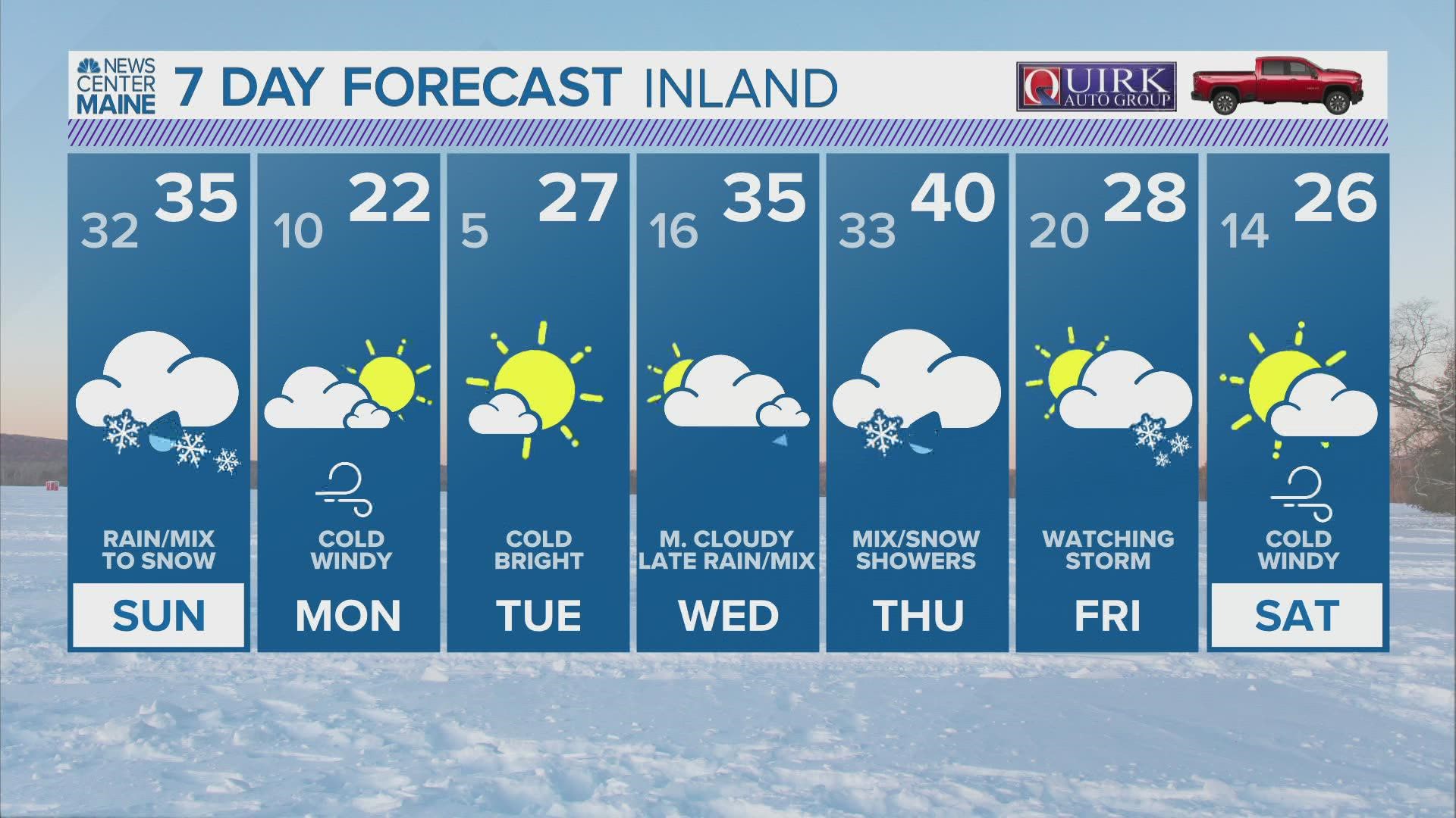 NEWS CENTER Maine Weather Video Forecast updated 1-1-21 at 6pm