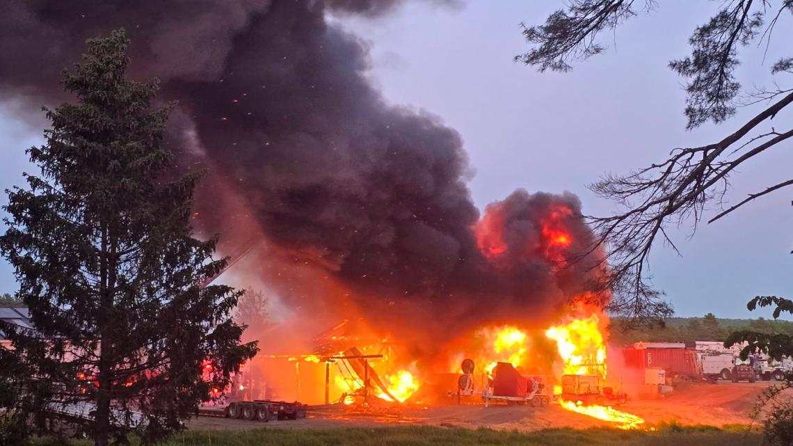 Fire destroys barn owned by Randolph business