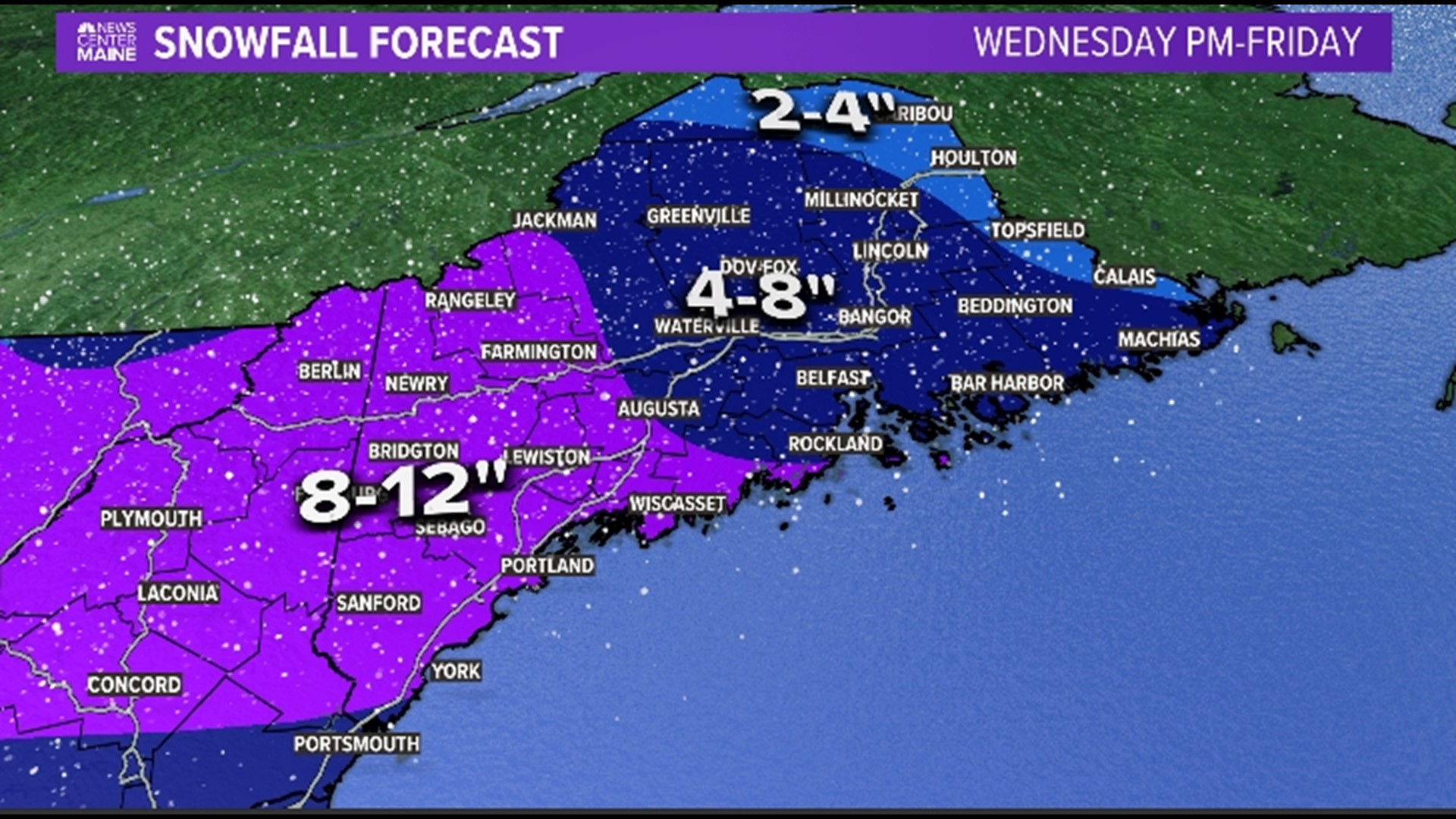 Long-duration snow event heading to Maine | newscentermaine.com