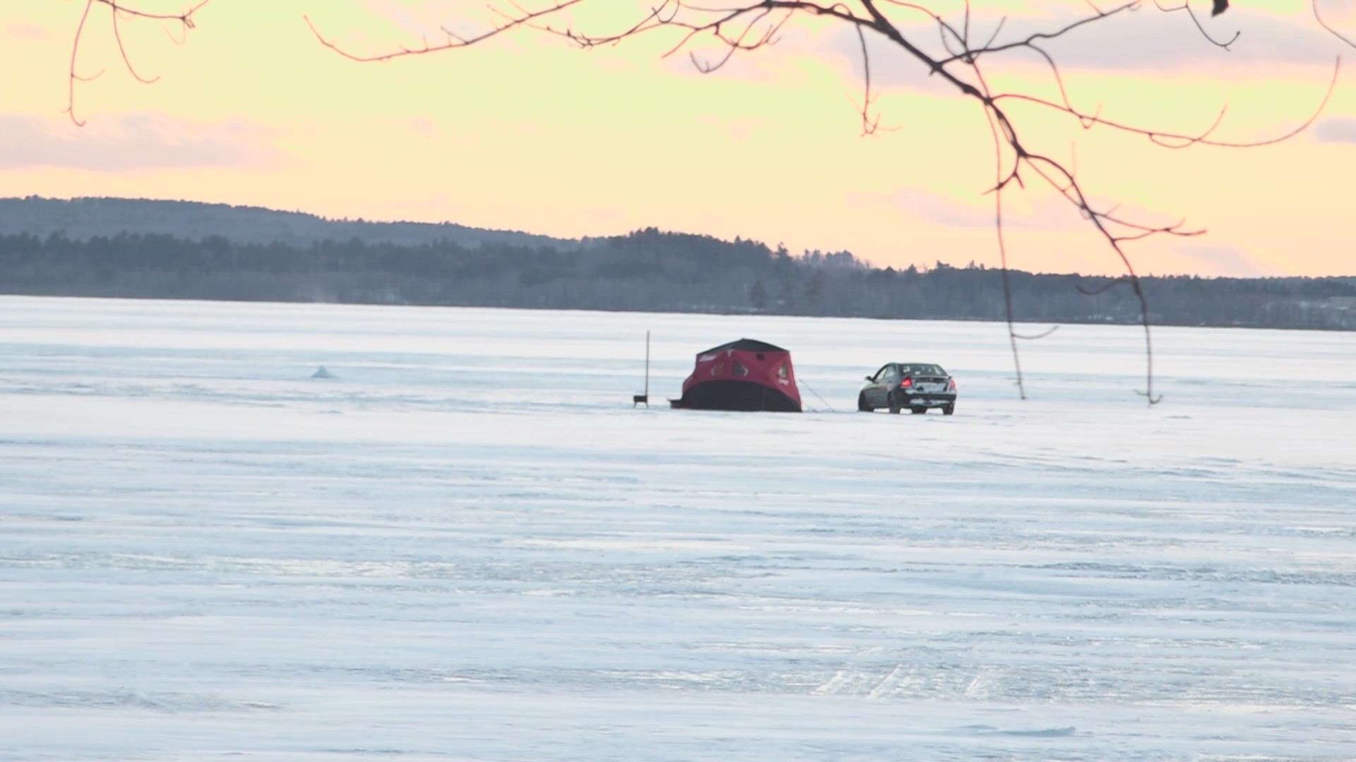 Maine ice fishing derbies in February and March