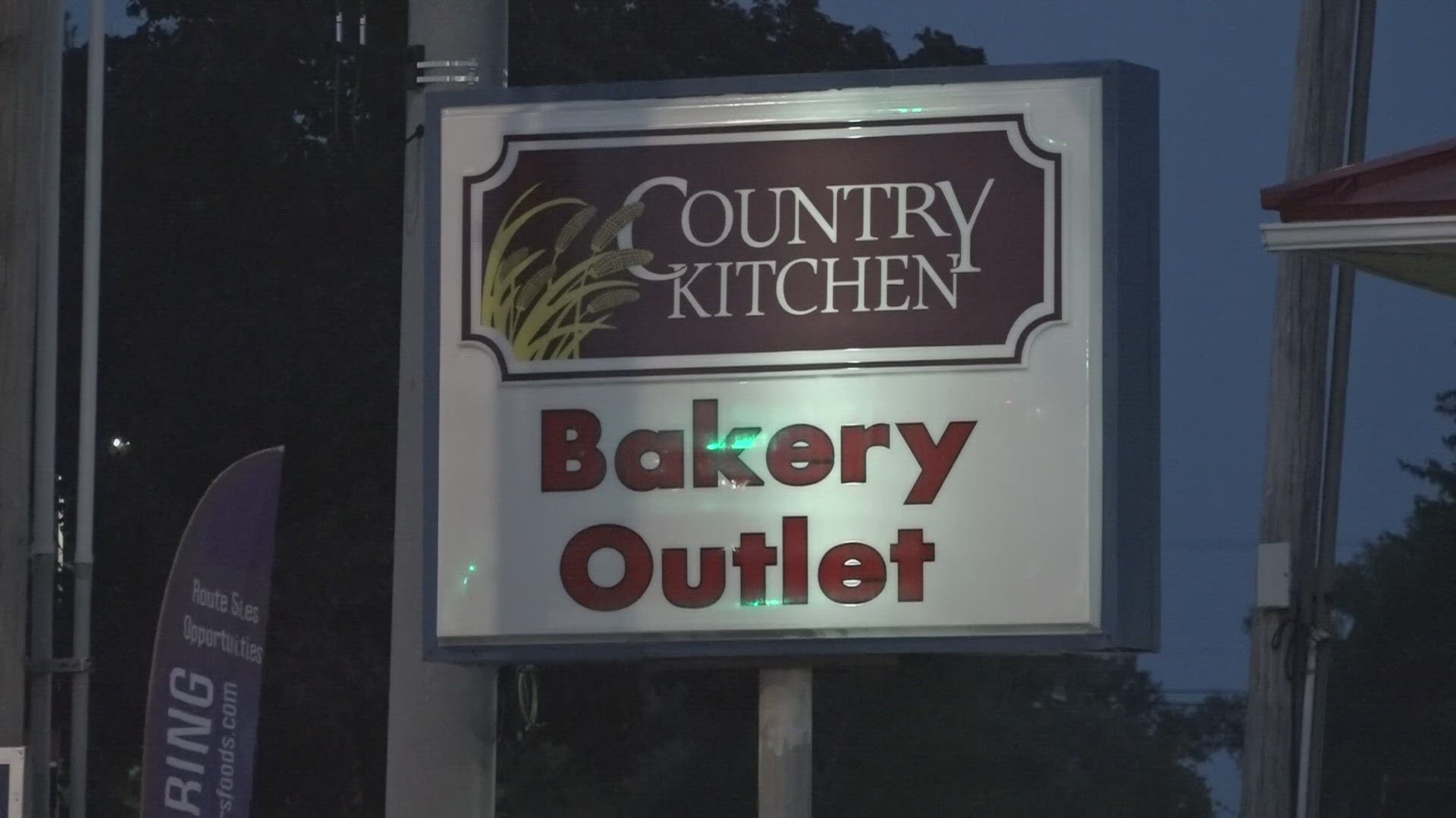 The shooting occurred Wednesday afternoon at the Country Kitchen Bakery Outlet.