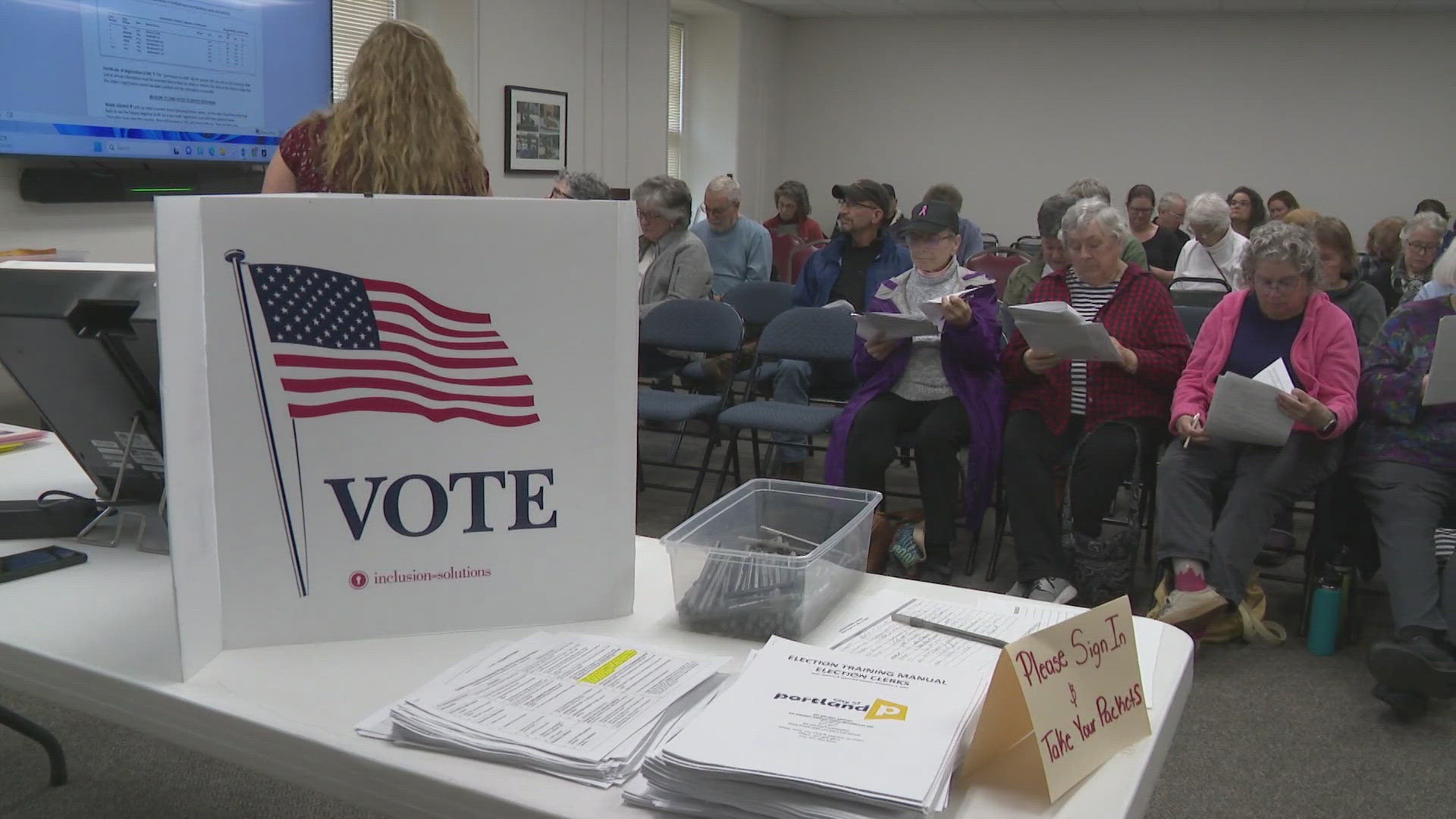 Poll workers are also taught de-escalation techniques to ensure safe and secure elections.