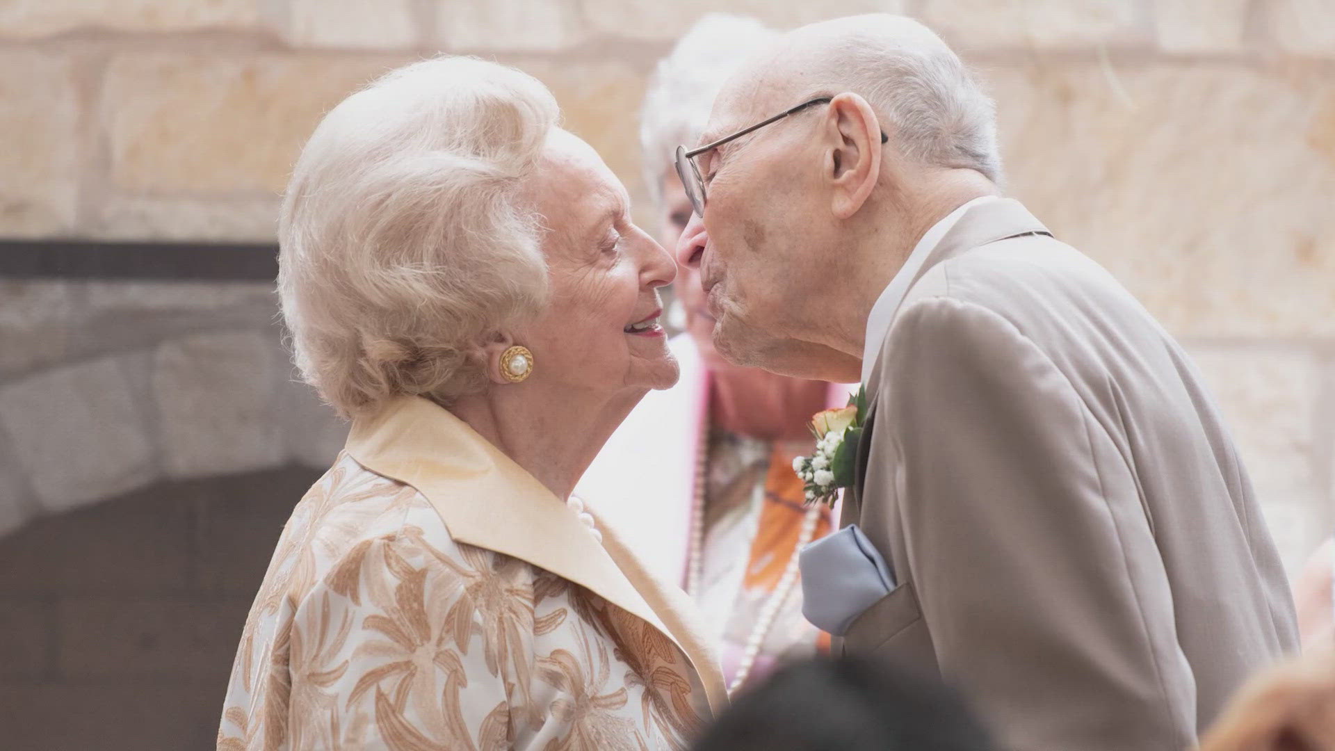 The 98- and 96-year-old couple tied the knot in Austin, Texas after meeting in a retirement community.