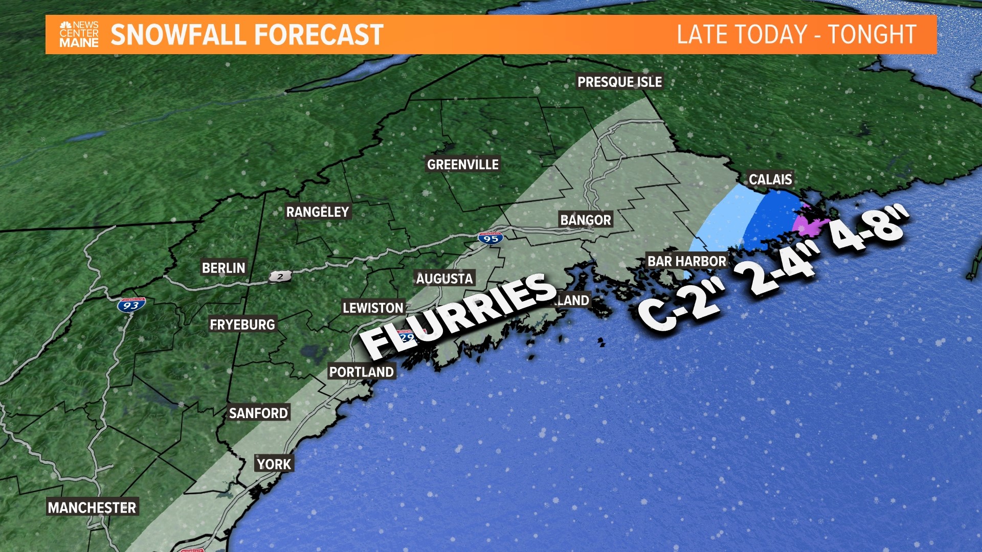 Bitter cold this weekend, a bigger storm in Maine on Monday ...