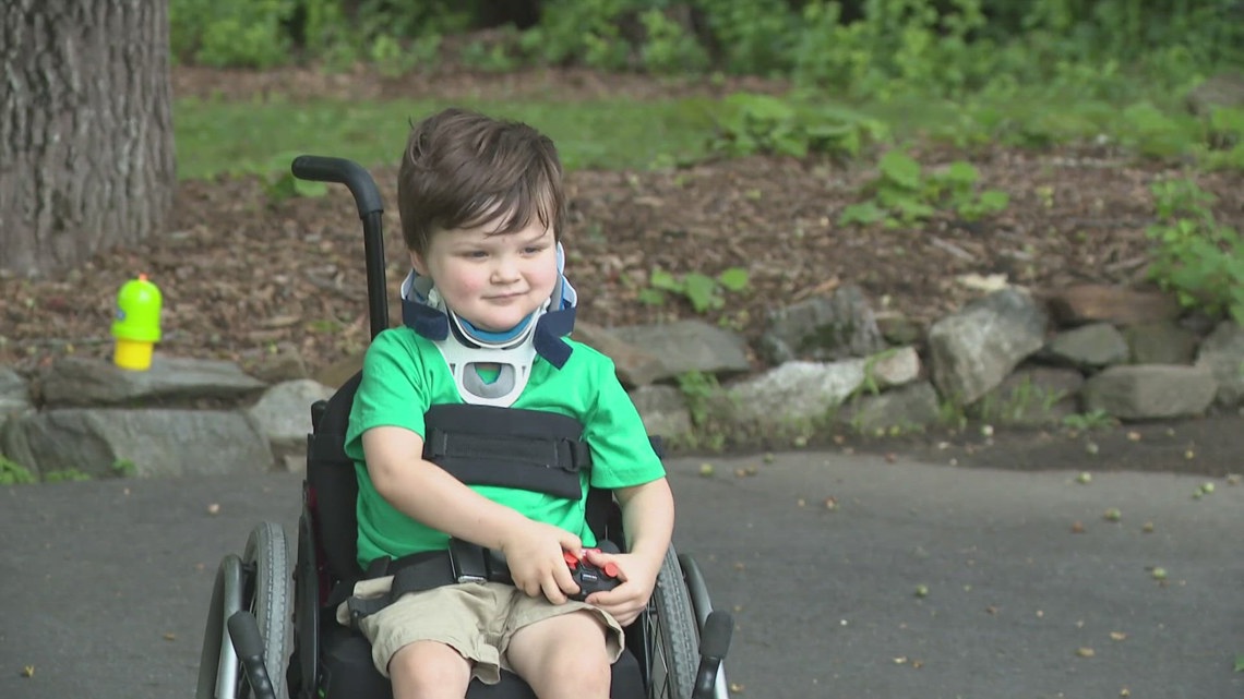 'He is a fighter': Community rallies around midcoast boy paralyzed in ...