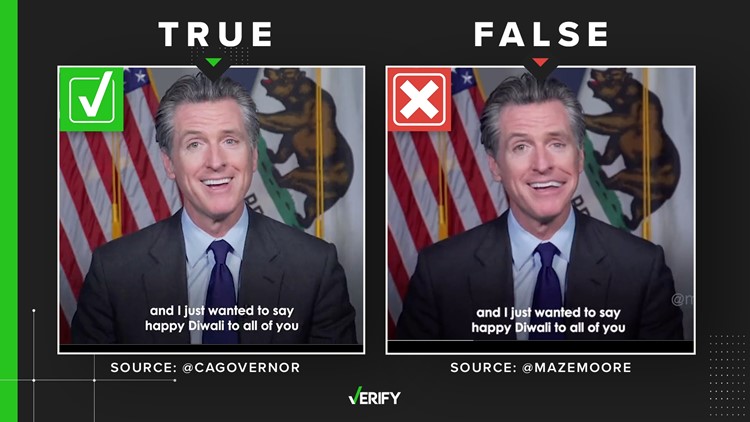 Video claiming to show Calif. Gov. Gavin Newsom suffering side effects from COVID-19 booster shot is fake
