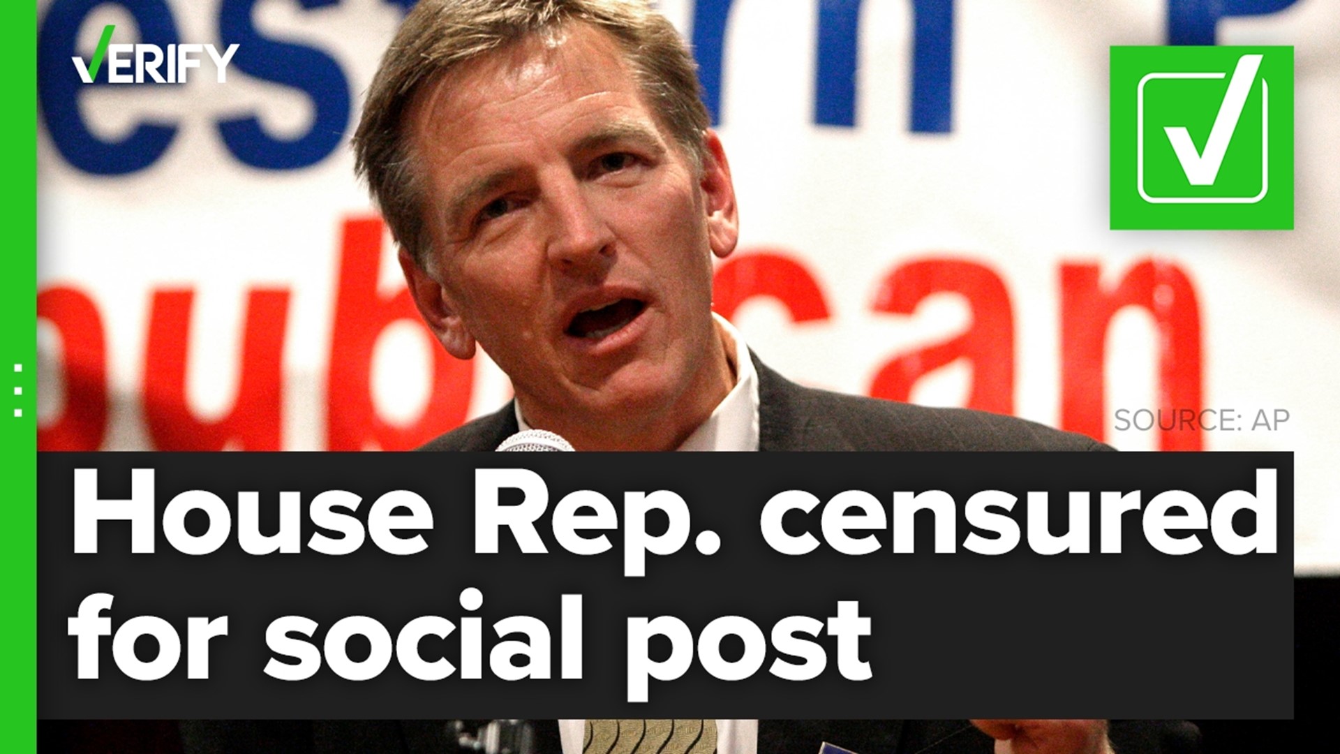 The House of Representatives voted 223-207 to censure Rep. Paul Gosar for posting a graphic video to social media.