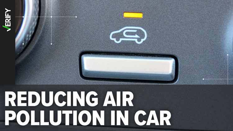 Car recirculation setting helps reduce air pollution