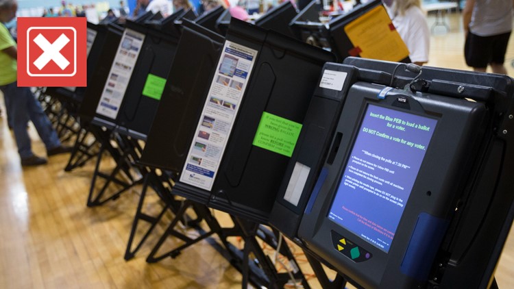 No, Arizona isn’t banning electronic voting machines for the 2024 presidential election