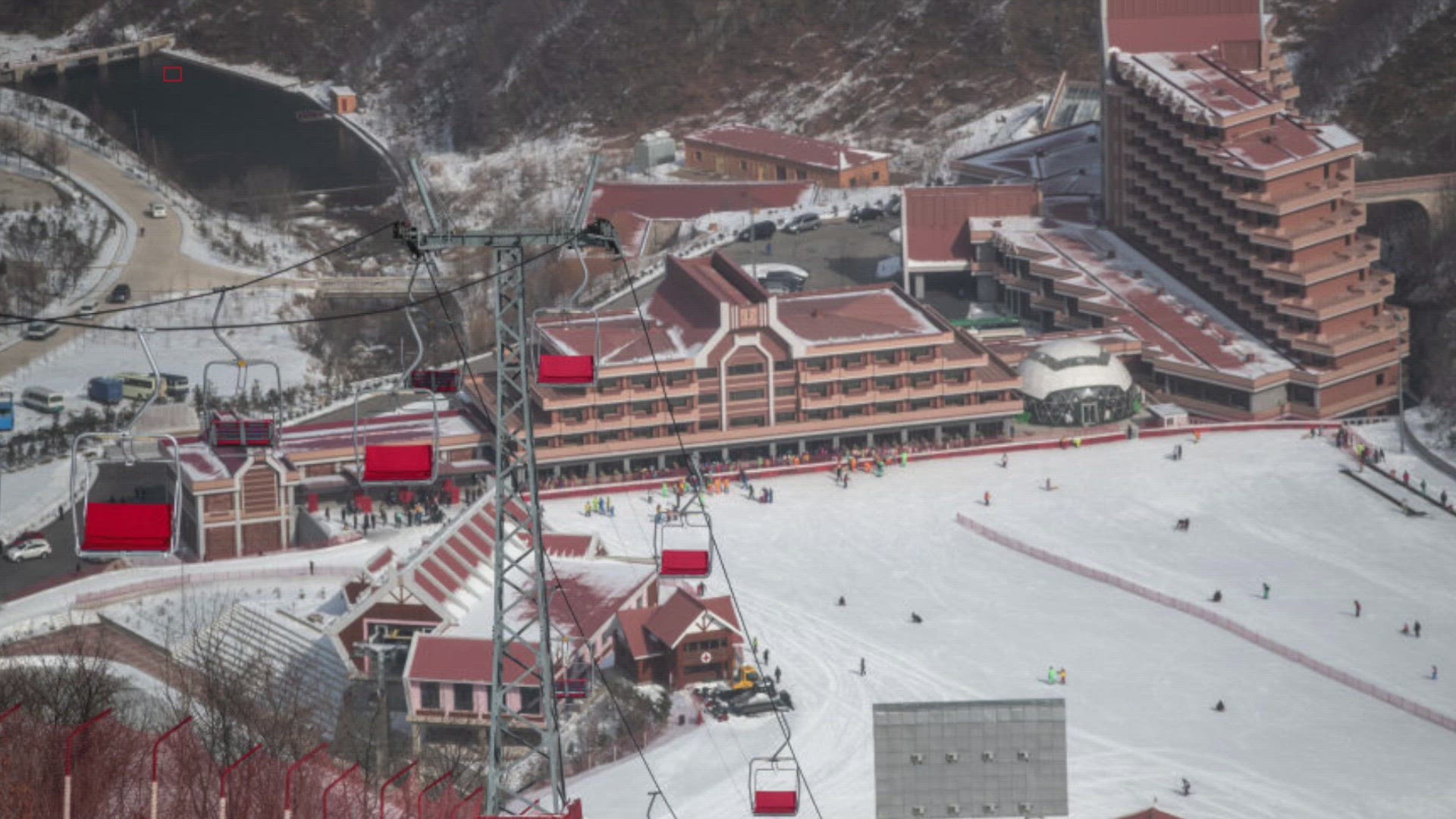 North Korea opens luxury ski resort to promote tourism.