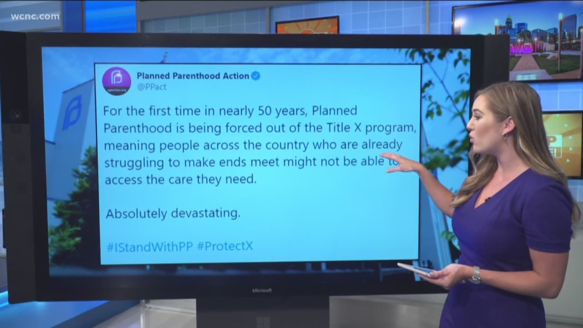 Planned Parenthood announced that they are being forced to withdraw from federal funding through Title X over a rule regarding abortion that they don't agree with.
