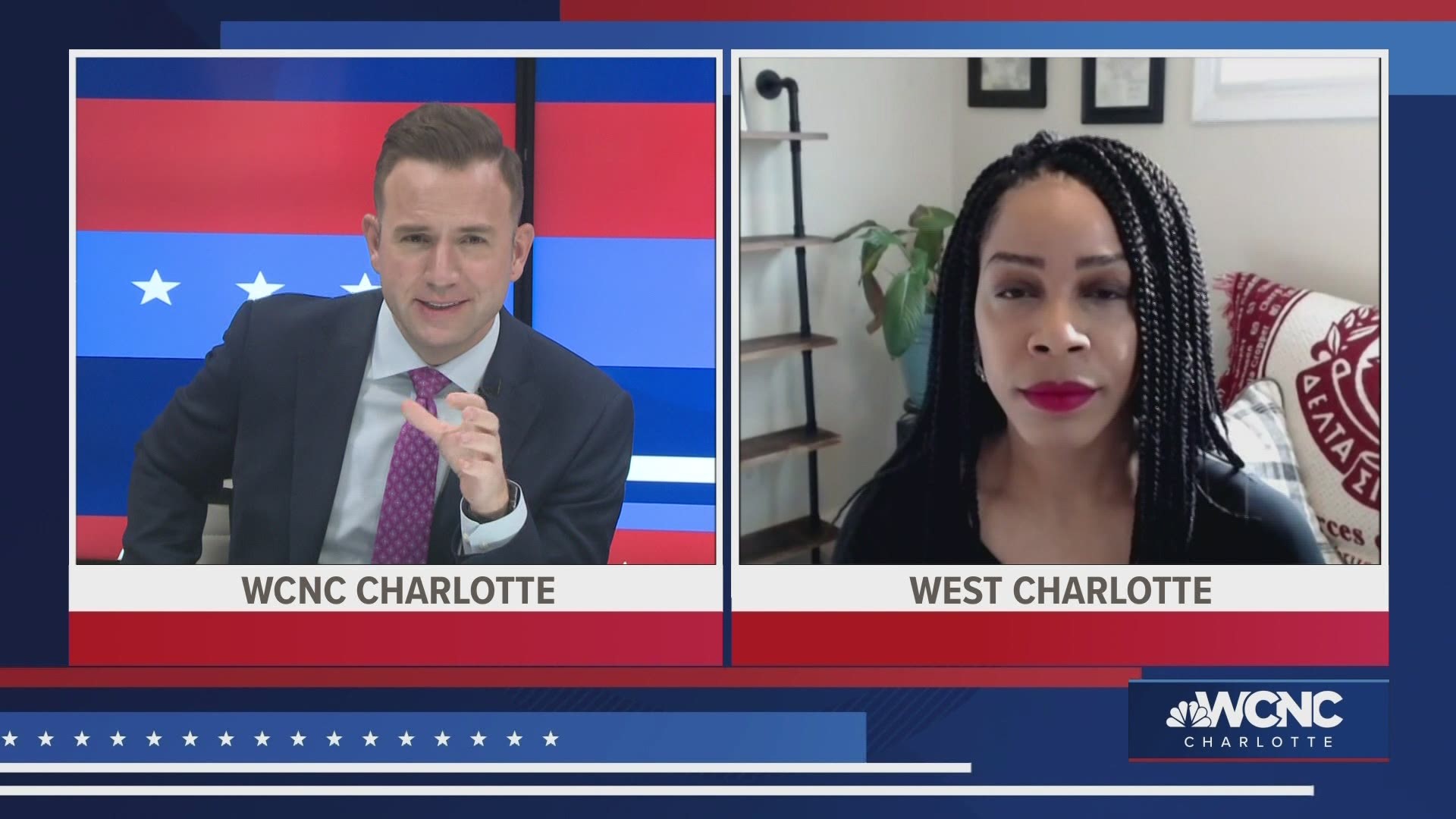 Ben Thompson hears from Charlotte city councilwoman Victoria Watlington about her concerns about a proposed policy that would change home zoning.