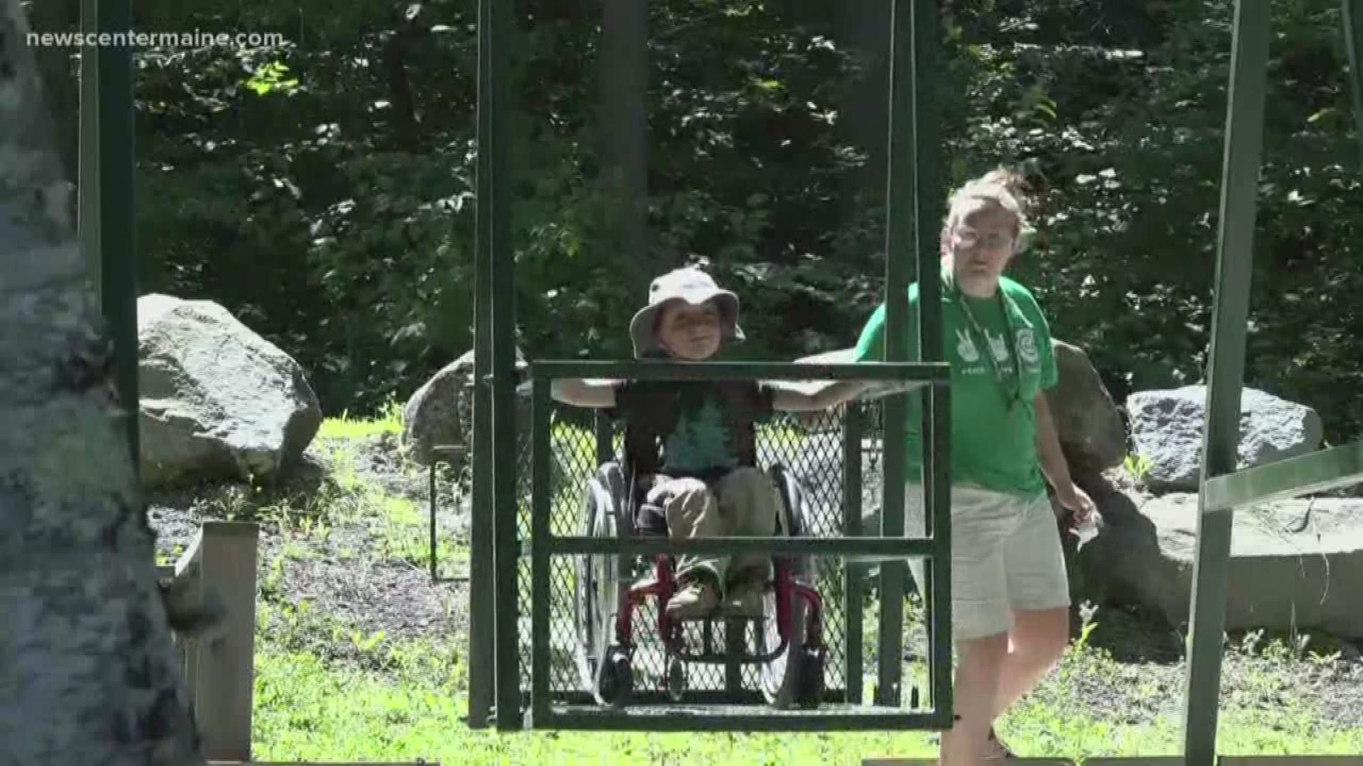 'Pine Tree Camp' in Rome is a place for children and adults with disabilities to experience summer camp.