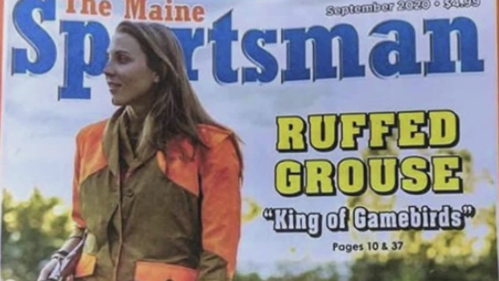 Mainer Christi Holmes lands the cover of Maine Sportsman Magazine