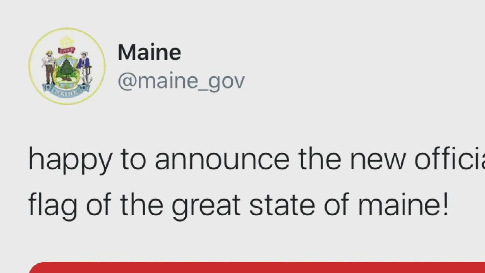 Maine parody account gets clicks for tweet about 'new official flag'