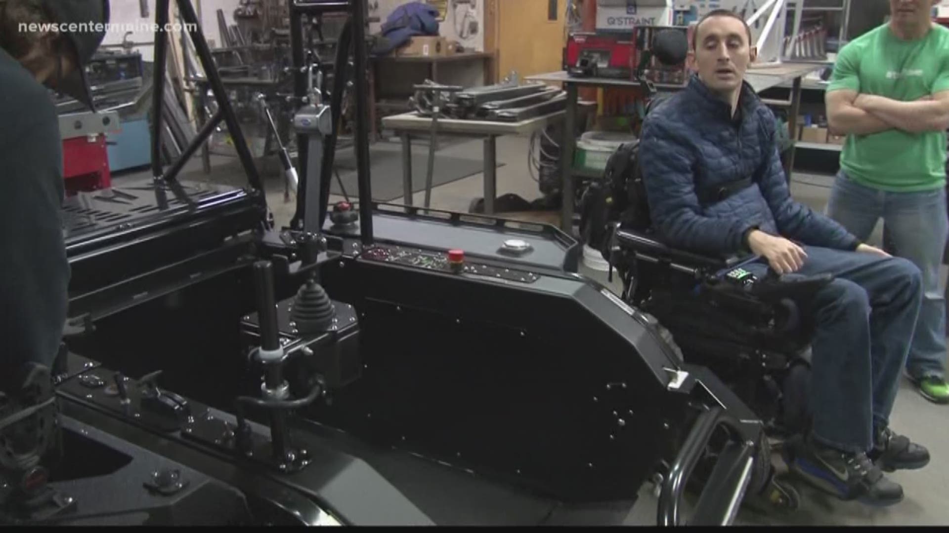 Mike Chasse became paralyzed after a skiing accident 11 years ago. With the help of his community, he's now able to enjoy the outdoors again with his new Ripchair.
