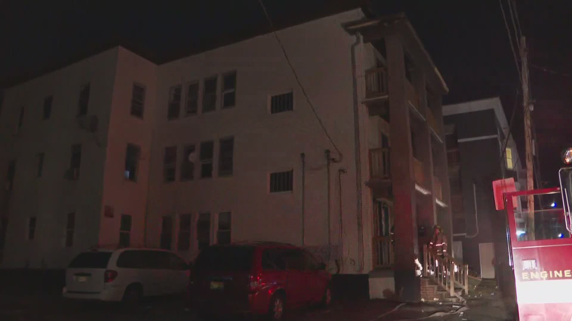 More than 20 people are without homes this morning after a fire destroyed an apartment building in Lewiston.